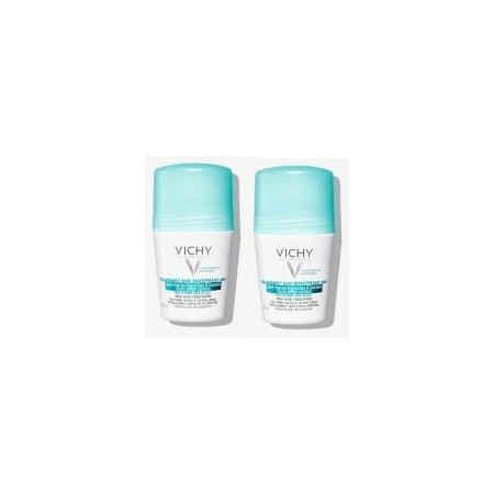 Vichy Desodorizante  Anti-Transpirante Anti-Manchas Brancas e Amarelas 48Horas 50 % desconto na 2ª unidade