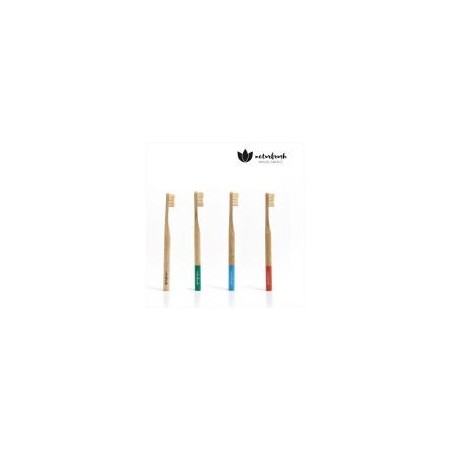 Escova dentes bambu Naturbrush Adulto Azul
