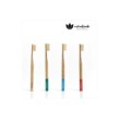 Escova dentes bambu Naturbrush Adulto Azul