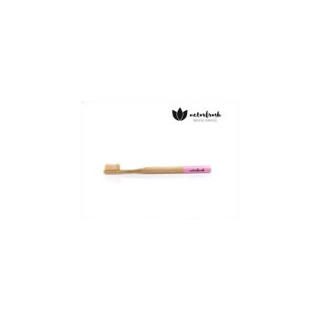 Escova dentes bambu Naturbrush Adulto Rosa