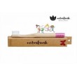 Escova dentes bambu Naturbrush Kids Rosa