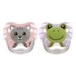 DR Brown's Chupeta com faces de animais tamanho 1 sem sucção 0-6 m