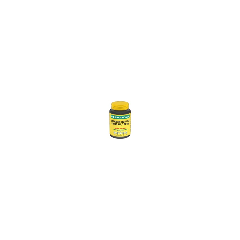 GoodCare Vitamina D3 2000UI + K2 90 mcg x 120 caps